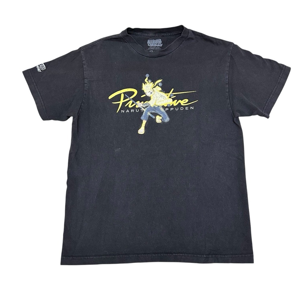Primitive x Naruto Shippuden T Shirt Medium Black Short Sleeve Anime‎ Fade
